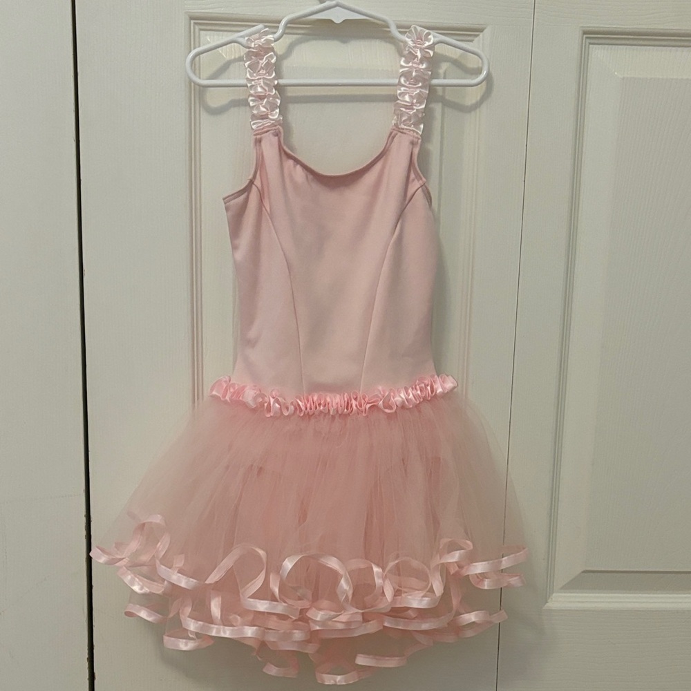 Charming Pink Tutu Leotard for Girls